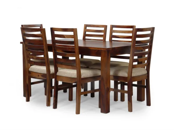 Alexa Dining + Belle Wardrobe Combo 6 Seater